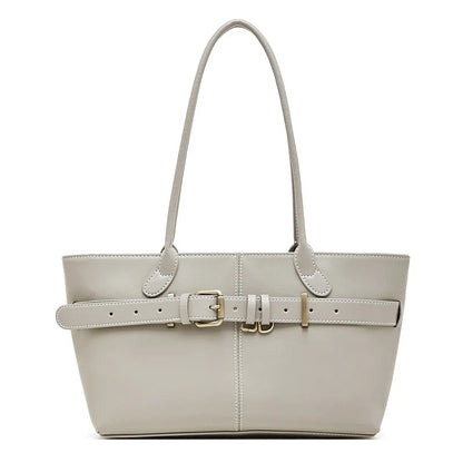 Women Belt Buckle Tote Bag